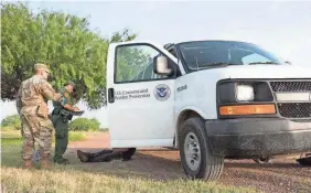  ?? SANDY HOOPER ?? An unaccompan­ied minor from Guatemala is detained by Border Patrol along the Rio Grande Valley Sector.