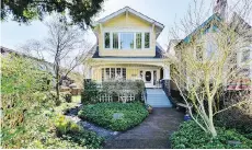  ??  ?? This 1st Avenue home has been beautifull­y restored and landscaped.