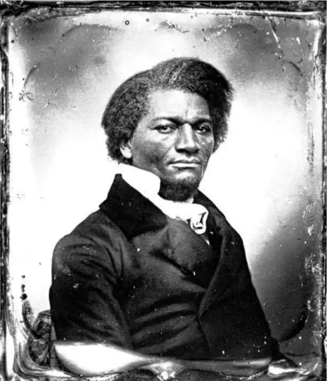  ?? ASSOCIATED PRESS ?? Douglass, seen here in an early portrait, “rejected the counsels of despair and contempt.”