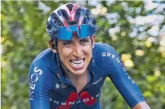  ?? Efe ?? Egan Bernal se vió en muy buena forma física.