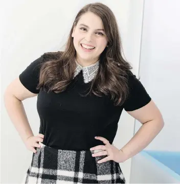  ?? BRIAN ACH/THE ASSOCIATED PRESS ?? Beanie Feldstein is getting good reviews for her role in the film Lady Bird.