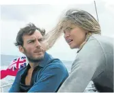  ??  ?? Sam Claflin and Shailene Woodley in ’Adrift’