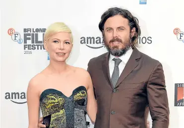  ??  ?? Casey Affleck stars in Manchester By The Sea alongside Michelle Williams.