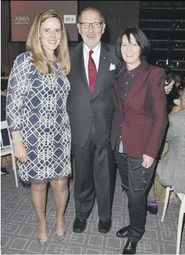  ??  ?? Anita Gaffney, Peter Herrndorf and Heather Conway