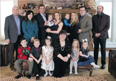  ?? SUPPLIED PHOTO ?? In memory of the late Ken Cugnet, Jo Bannatyne-Cugnet, her four sons and their families have made a special legacy gift of $1 million to help fund a new pediatric surgical suite at Children’s Hospital of Saskatchew­an.