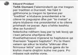  ??  ?? Faksimile të debateve mes Eduard Prodanit dhe Tefik Osmanit