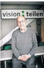  ?? RP-FOTO: A. BRETZ ?? Bruder Peter Amendt ist Gründer der Initiative „Vision teilen“.