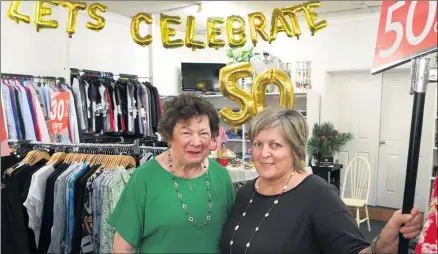  ?? ?? FAMILY LEGACY: Maria Da Ros and Lydia Rissmann celebrated 50 years in business with Horsham’s Maria Da Ros Fashions store during December. Picture: PAUL CARRACHER