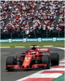  ??  ?? El alemán de Ferrari, durante el Gran Premio de México el pasado domingo.