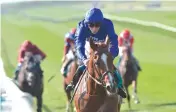  ??  ?? William Buick steers Masar to a definitive win in the bet365 Craven Stakes