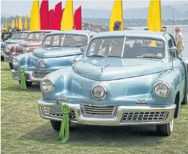  ?? /Bloomberg ?? Dream machine: The 1948 Tucker 48 Sedan is displayed during the 2018 Pebble Beach Concours d’Elegance in Pebble Beach, California, in 2018.