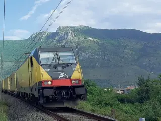  ?? ?? Treno merci
La Ferrovia del Nord Barese ha costituito la società Tfi (Trasporti Ferroviari Italiani)