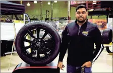  ?? / Contribute­d-Pirelli ?? Pirelli health and safety engineer Harshil Pandit started a six-month internship at the Rome plant but was hired on a full-time basis after just one month.