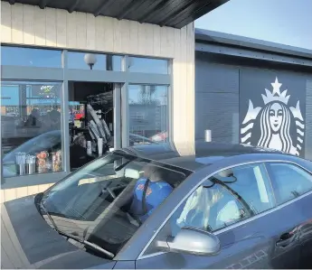  ??  ?? Green lightPlans for a drive-through Starbucks on Renfrew Road have been approved