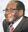  ??  ?? President Mugabe