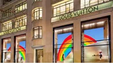 Louis Vuitton Rainbow Window Project - The Luxury Network