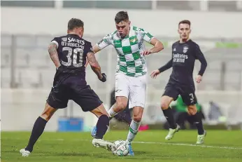  ??  ?? Ferraresi estreou-se na I Liga na temporada passada, pelo Moreirense