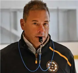  ?? Chris ChrisTO / hErALD sTAFF FiLE ?? TALL TASK: the 2019-20 Jack Adams award winner as the best coach in the NHL, Bruce Cassidy will try to steer the B’s towards another Stanley Cup.