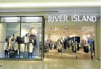  ??  ?? DROWNING: After less than three years in South Africa, River Island is to quit