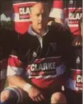  ??  ?? The late Mark Gerety in his playing days with Wicklow RFC.