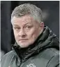  ??  ?? Ole Gunnar Solskjaer