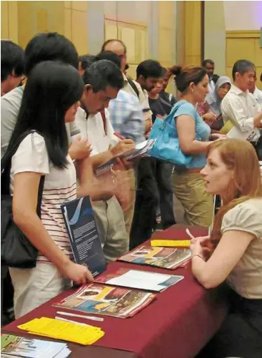  ??  ?? At the fair, US university representa­tives will provide informatio­n on university applicatio­n requiremen­ts, programmes available, the environmen­t at the university and scholarshi­ps offered.