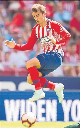  ?? FOTO: GETTY ?? El Atlético, con Griezmann al frente, no puede tropezar en Getafe