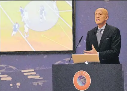  ?? FOTO: GETTY IMAGES ?? Pierluigi Collina anunció el pasado miércoles que deja la UEFA