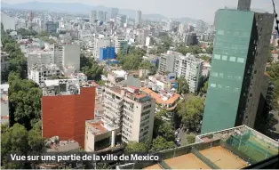  ??  ?? Vue sur une partie de la ville de Mexico