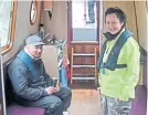  ?? PHOTOS: KEEP SCOTLAND BEAUTIFUL ?? Annie, seen here on board Go Forth and Clyde’s Jaggy Thistle during Canal College, worked with Keep Scotland Beautiful for six months and was a
Canal College student before becoming a mentor to another candidate who is registered blind.