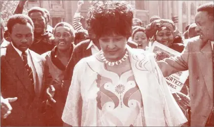  ??  ?? TAKING A STAND: In post-1994 South Africa, maWinnie Madikizela-Mandela broke the mould among leaders when she spoke out against poverty and violence against women, says the writer.