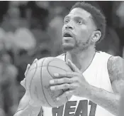  ?? WILFREDO LEE/AP ?? Udonis Haslem has been invited back to the Heat for a 16th season, but also is investigat­ing other opportunit­ies.