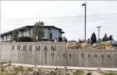  ?? KHQ ?? A teenager killed one student and injured three others Wednesday at Freeman High School in Rockford, Wash.