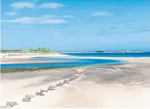  ??  ?? ● Clockwise from top right: Ty Cwch cabins, Dornoch, Beadnell Bay, Rame Peninsula, Cwmtydu beach, and Beachcroft beach huts