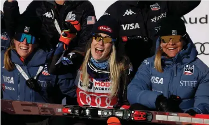  ?? ?? Mikaela Shiffrin is the fourth skier to win eight world titles in a single classifica­tion. Photograph: Alessandro Trovati/AP