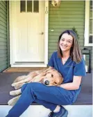  ?? PROVIDED ?? Dr. Brie Dichter operates Seacoast Home Euthanasia, traveling to provide end-of-life care for pets at home.