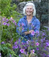  ??  ?? CLOCKWISE FROM TOP
LEFT The stone-edged pond in front of the house was drained and cleared, revealing a fine stone duck island; poppies are a constant in the orchard, where a new selection of annuals is sown every spring; Rachel puts her energies into...