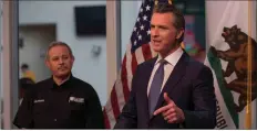  ?? Photo courtesy of the Office of the Governor ?? Gov. Gavin Newsom announced Thursday additional support for frontline health care workers.