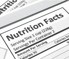  ?? GETTY IMAGES ?? Knowing how to disseminat­e nutrition facts can be tricky.