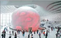  ?? PROVIDED TO CHINA DAILY ?? The interior of the building creates a beautiful public space for readers and visitors.