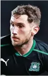  ?? ?? GOAL HERO Plymouth scorer Danny Mayor