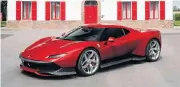  ??  ?? If you have enough money Ferrari will build you your own car, such as this one-off SP38.