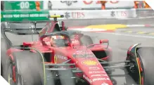  ?? ?? Sainz fue la sombra del piloto monegasco.