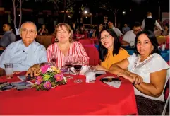  ??  ?? Luis Enrique Tarazona, Raquel Rueda Prada, Rosalba Guerrero y Myriam Arévalo.