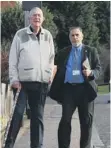  ??  ?? Alan Straney and Cllr Nawaz