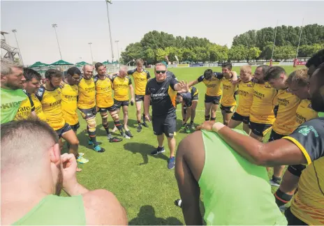  ?? Leslie Pableo for The National ?? Dubai Hurricanes coach Mike Wernham saw his team beat Abu Dhabi Harlequins in last year’s final