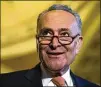  ?? TNS ?? Senate Minority Leader Chuck Schumer said if Republican­s don’t call witnesses, they are participat­ing in a coverup.