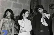  ?? ?? Les actrices Catherine Rouvel, Anouk Aimée et l’acteur et metteur en scène Laurent Terzieff.