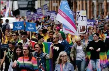  ??  ?? Glasgow Pride has asked the police to look in to its books