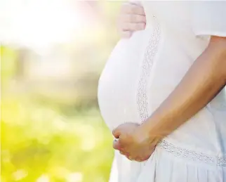  ?? GETTY IMAGES/ISTOCKPHOT­O ?? Researcher­s say “it is reasonable to speculate” that exposing infants to THC or cannabidio­l “could influence normal brain developmen­t.” They also said more research is needed.